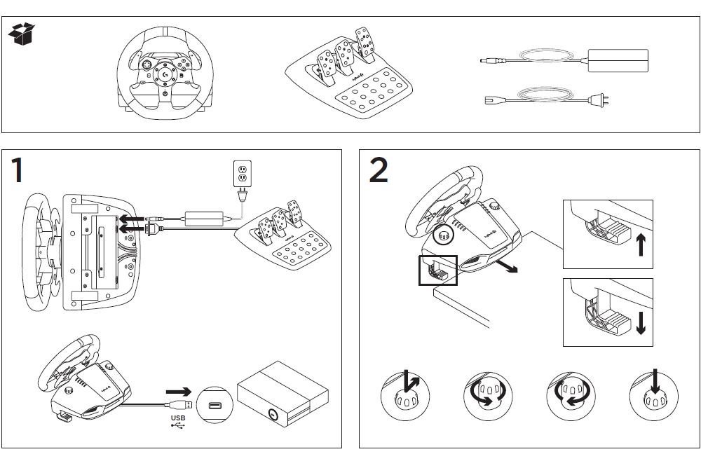 Logitech G920 Dual-motor Feedback Driving Force Racing Wheel - Image 5