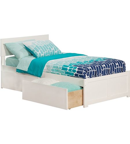 Orlando Flat Panel Foot Board Urban Bed Drawers