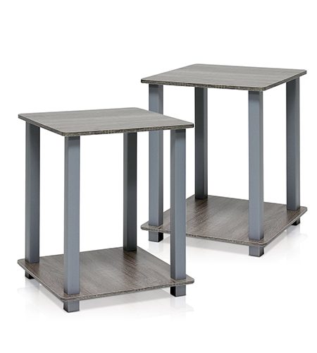 Furinno Simplistic End Table Black, White and Pink all