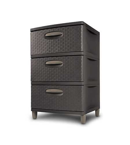 Sterilite 01986P01 3 Weave Drawer Unit